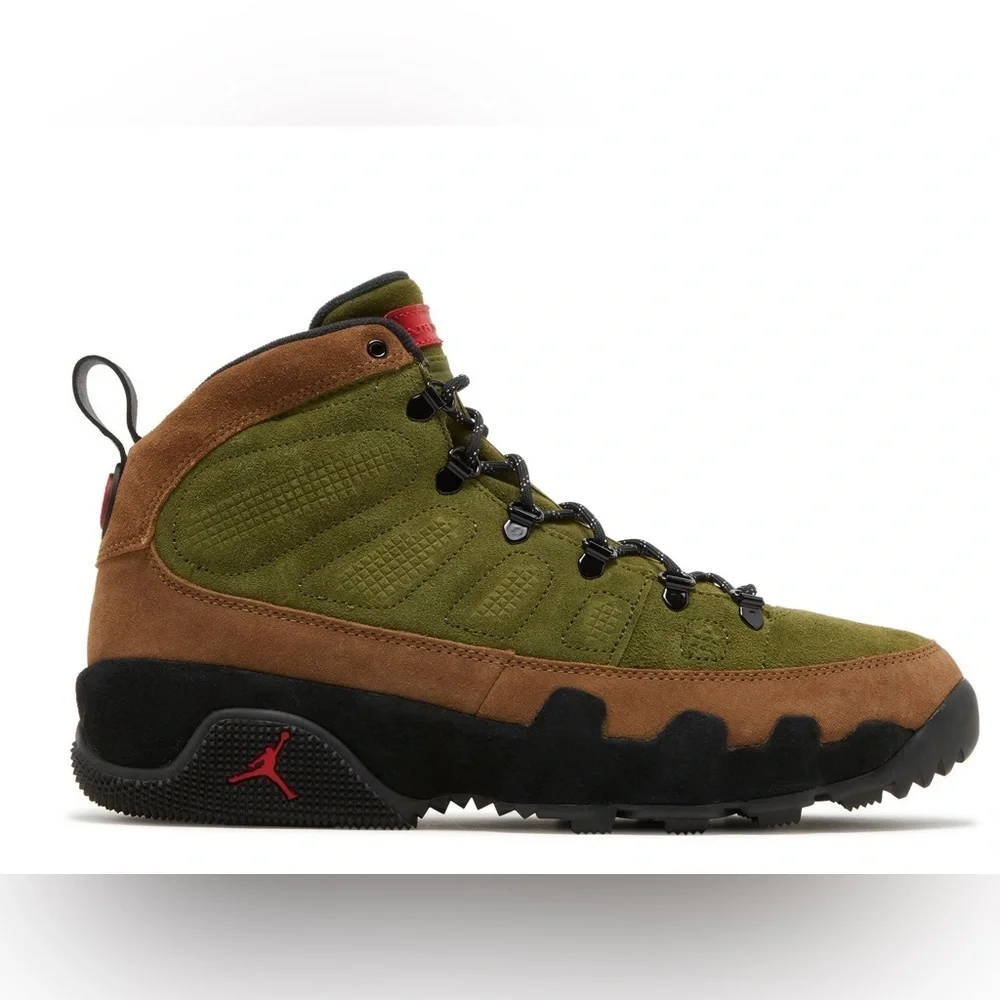 Sz 12 JORDAN 9 RETRO BOOT NRG 'BEEF AND BROCCOLI'